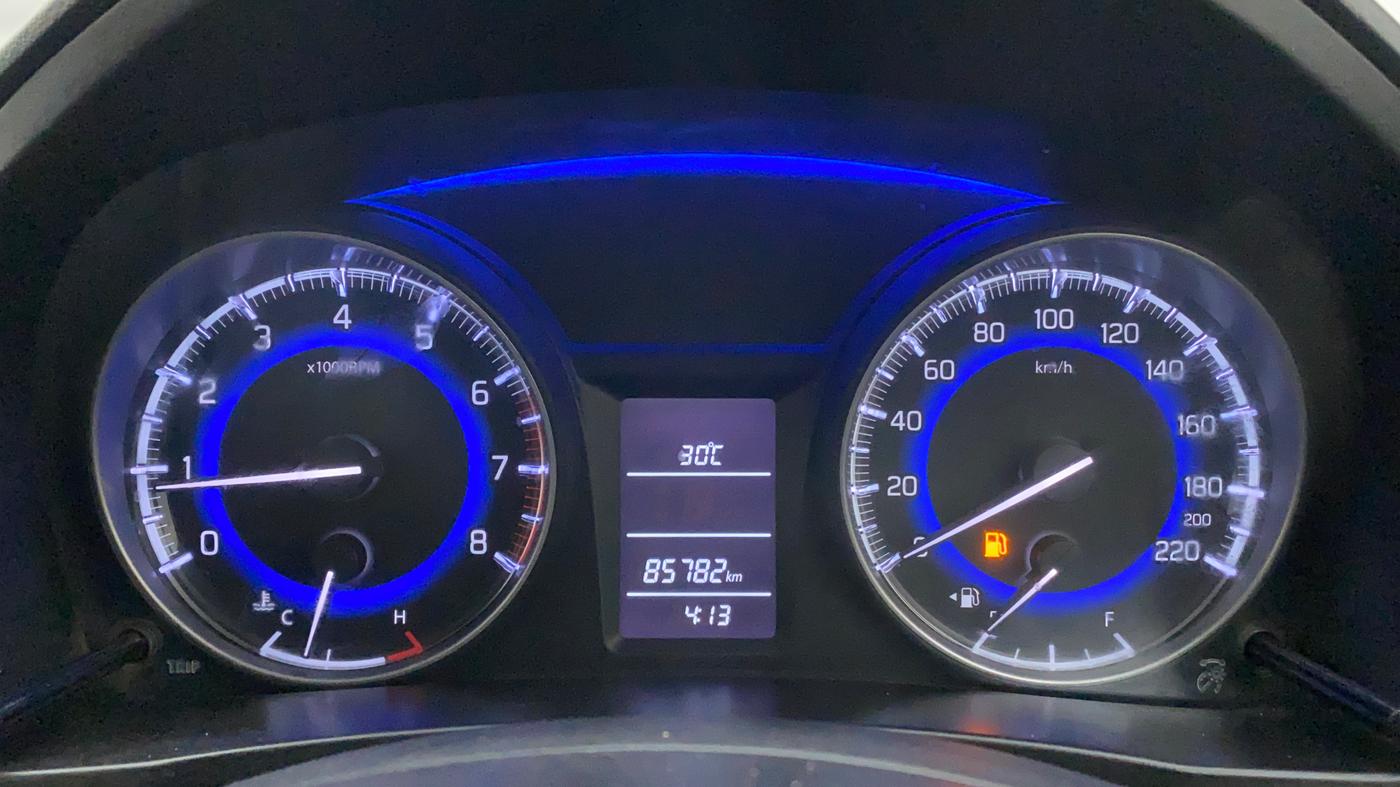 2017 Maruti Baleno DELTA PETROL 1.2, Petrol, Manual, 86,213 km, Odometer Image