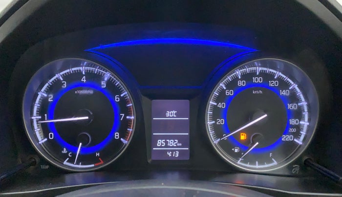 2017 Maruti Baleno DELTA PETROL 1.2, Petrol, Manual, 86,213 km, Odometer Image