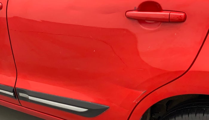 2017 Maruti Baleno DELTA PETROL 1.2, Petrol, Manual, 86,213 km, Rear left door - Slightly dented