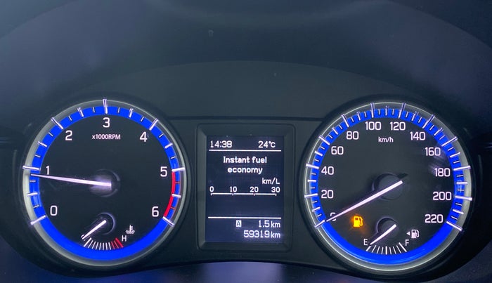 2017 Maruti S Cross ZETA 1.3, Diesel, Manual, 59,548 km, Odometer Image