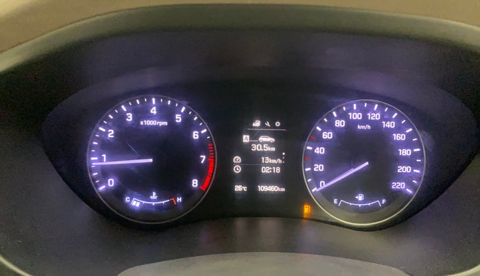 2014 Hyundai Elite i20 ASTA 1.2, Petrol, Manual, 1,09,430 km, Odometer Image