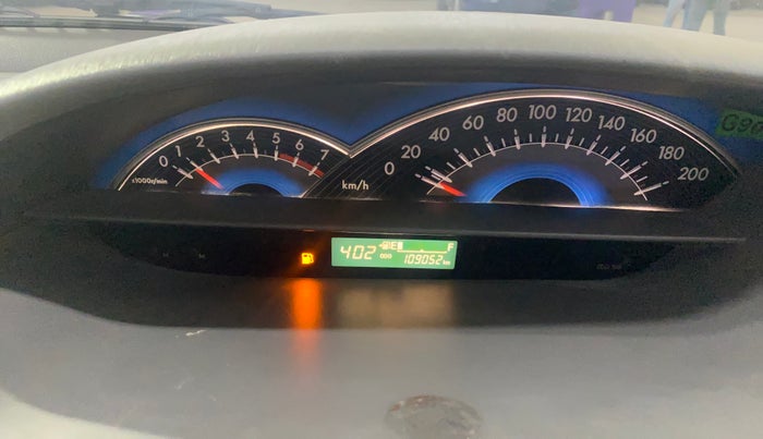 2015 Toyota Etios GD, Diesel, Manual, 1,09,045 km, Odometer Image