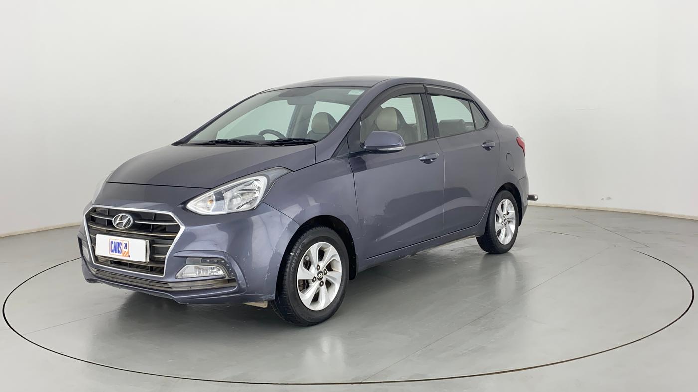 2018 Hyundai Xcent SX 1.2, CNG, Manual, 49,146 km, Left Front Diagonal