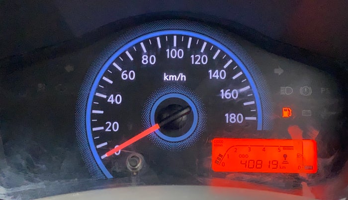 2016 Datsun Redi Go T (O), Petrol, Manual, 40,986 km, Odometer Image