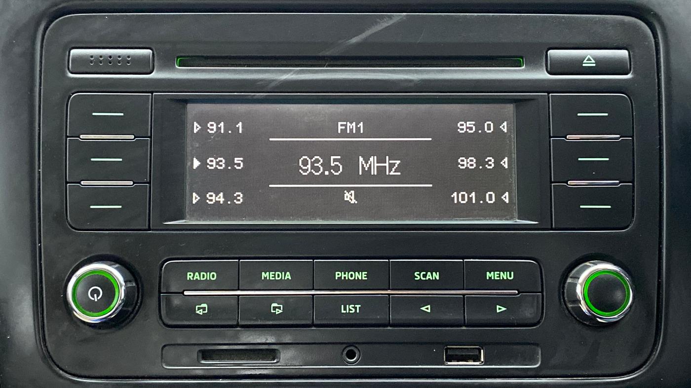 2018 Skoda Rapid AMBITION 1.6 MPI MT, Petrol, Manual, 19,581 km, Infotainment System