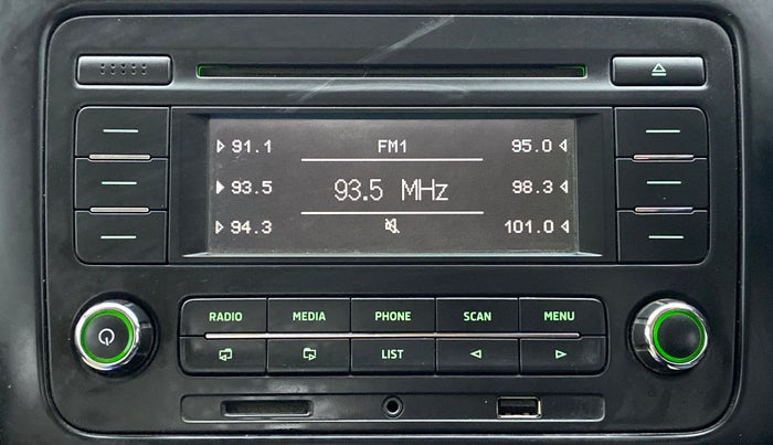 2018 Skoda Rapid AMBITION 1.6 MPI MT, Petrol, Manual, 19,581 km, Infotainment System