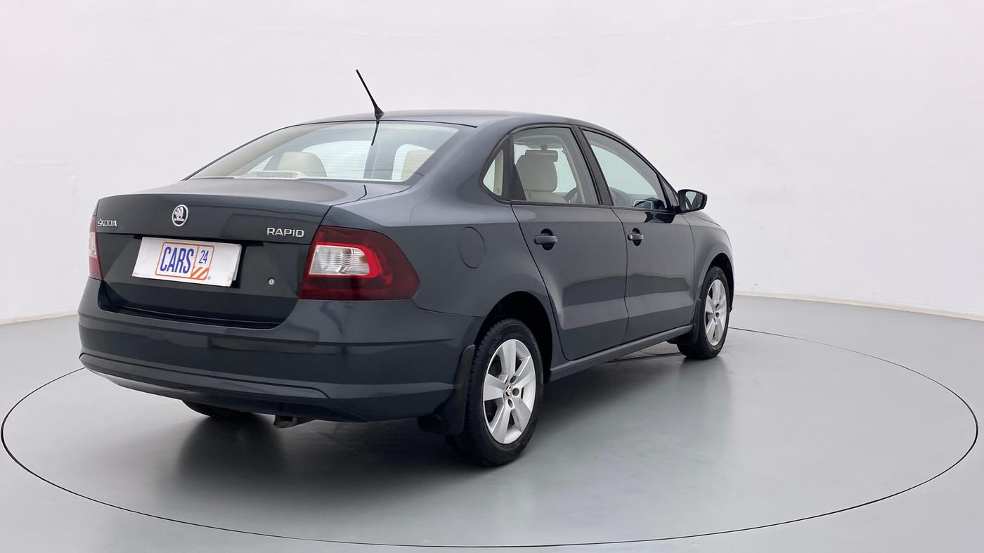 2018 Skoda Rapid AMBITION 1.6 MPI MT, Petrol, Manual, 19,581 km, Right Back Diagonal