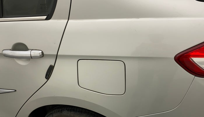 2017 Maruti Ciaz DELTA 1.4 MT PETROL, Petrol, Manual, 44,306 km, Left quarter panel - Slightly dented