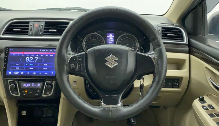 2017 Maruti Ciaz DELTA 1.4 MT PETROL, Petrol, Manual, 44,306 km, Steering Wheel Close Up
