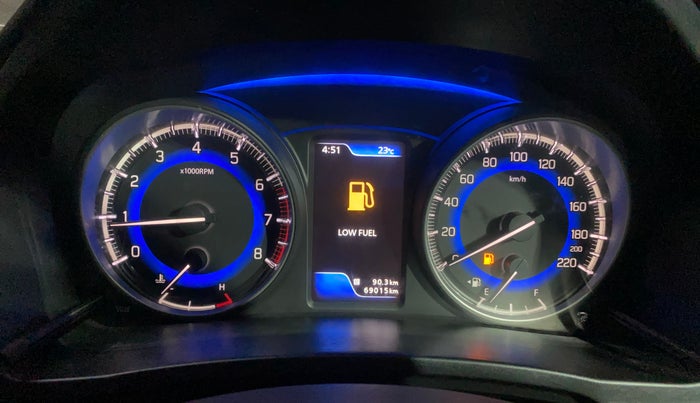 2015 Maruti Baleno ALPHA PETROL 1.2, Petrol, Manual, 69,008 km, Odometer Image