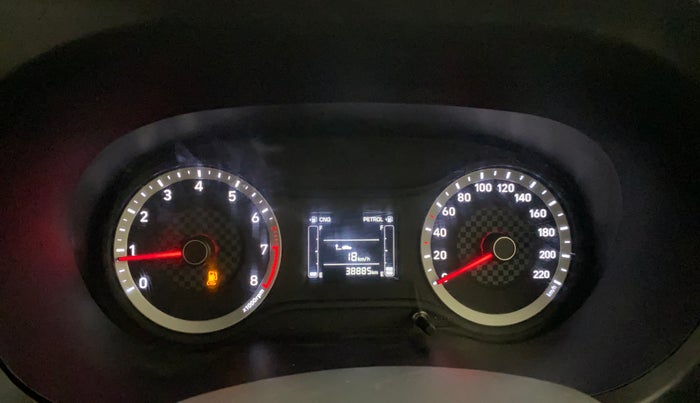 2022 Hyundai AURA S 1.2 CNG, CNG, Manual, 38,882 km, Odometer Image