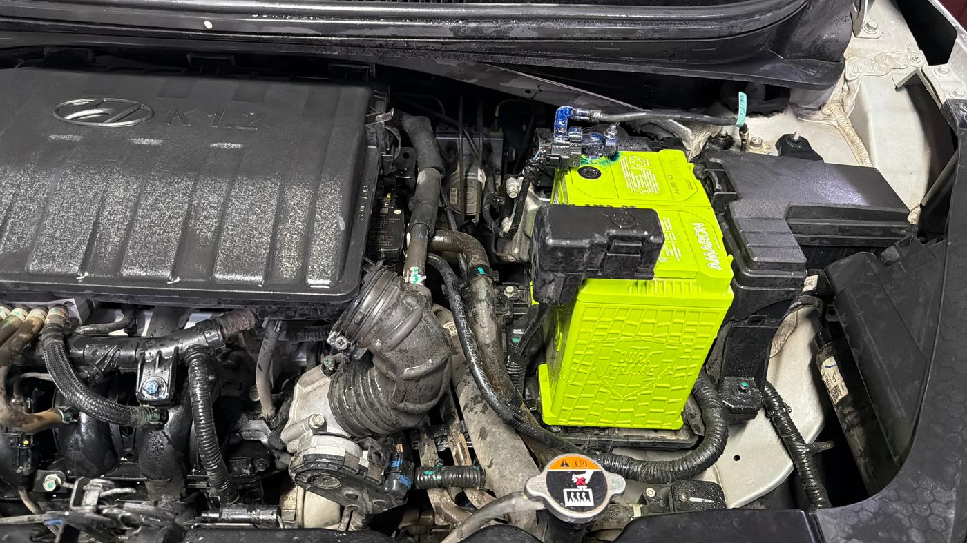 2023 Hyundai AURA SX 1.2 CNG, CNG, Manual, 47,577 km, Engine View - Left