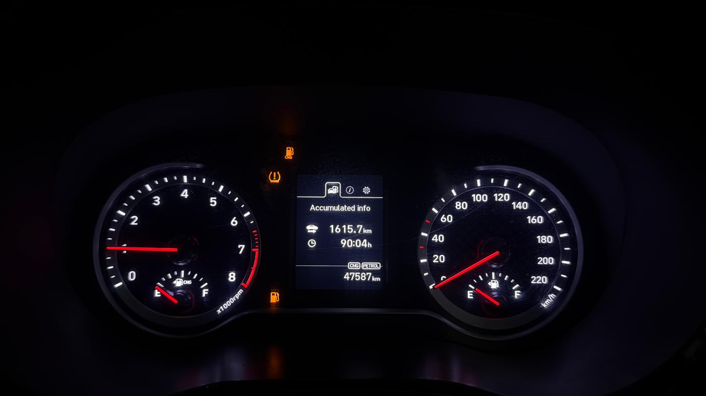 2023 Hyundai AURA SX 1.2 CNG, CNG, Manual, 47,577 km, Odometer Image