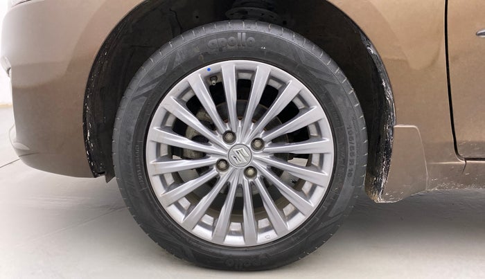 2018 Maruti Ciaz ALPHA 1.4 PETROL, Petrol, Manual, 51,360 km, Left Front Wheel