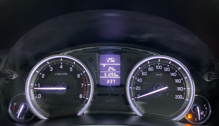 2018 Maruti Ciaz ALPHA 1.4 PETROL, Petrol, Manual, 51,360 km, Odometer Image