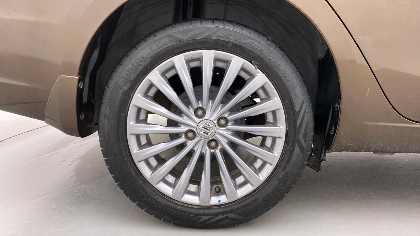 2018 Maruti Ciaz ALPHA 1.4 PETROL, Petrol, Manual, 51,360 km, Right Rear Wheel