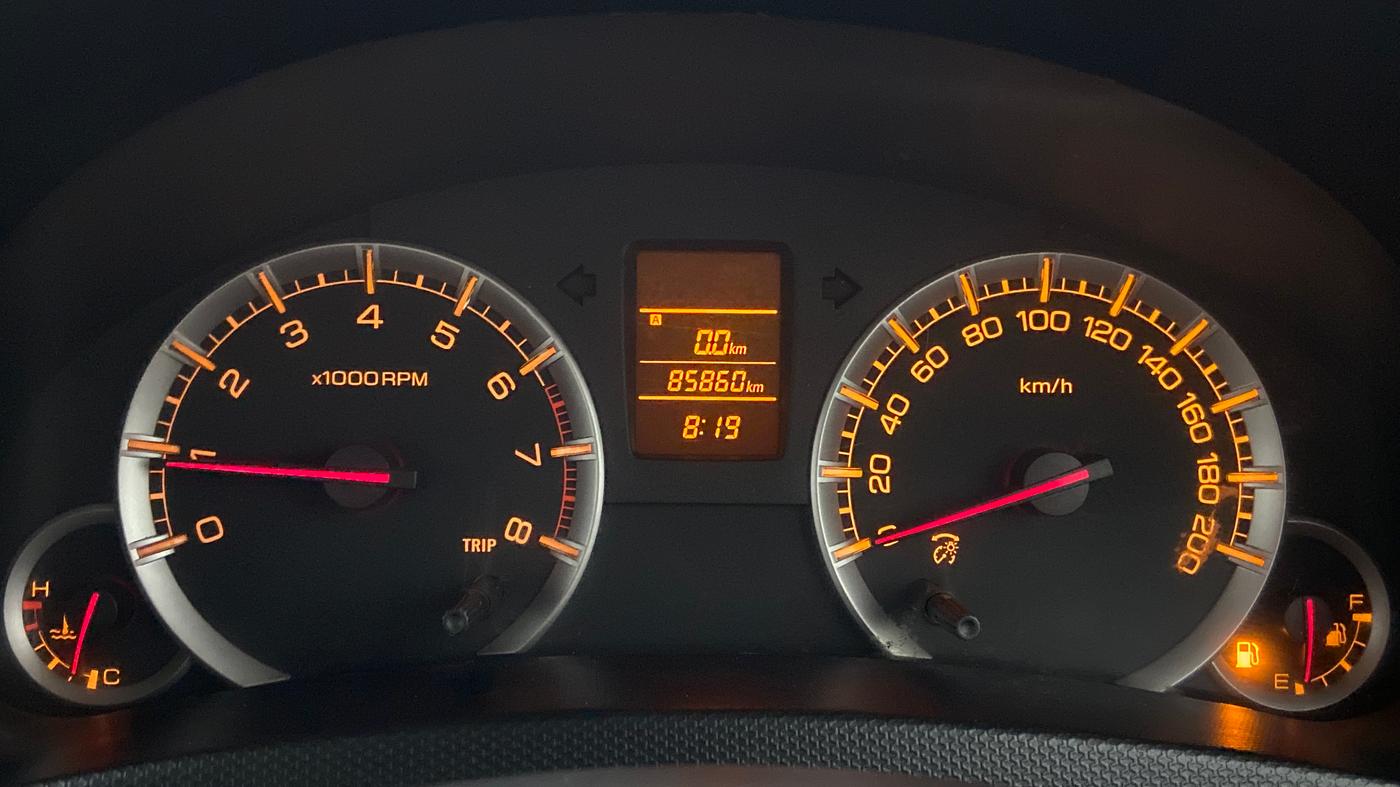 2012 Maruti Swift VXI D, Petrol, Manual, 85,874 km, Odometer Image