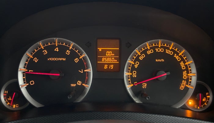 2012 Maruti Swift VXI D, Petrol, Manual, 85,874 km, Odometer Image