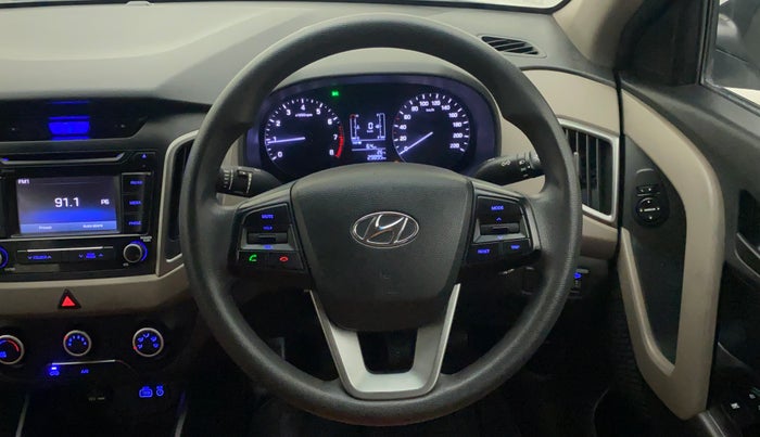 2016 Hyundai Creta E PLUS 1.6 PETROL, Petrol, Manual, 29,895 km, Steering Wheel Close Up