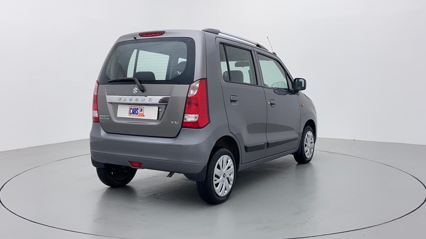 2014 Maruti Wagon R 1.0 VXI, Petrol, Manual, 39,049 km, Right Back Diagonal (45- Degree) View