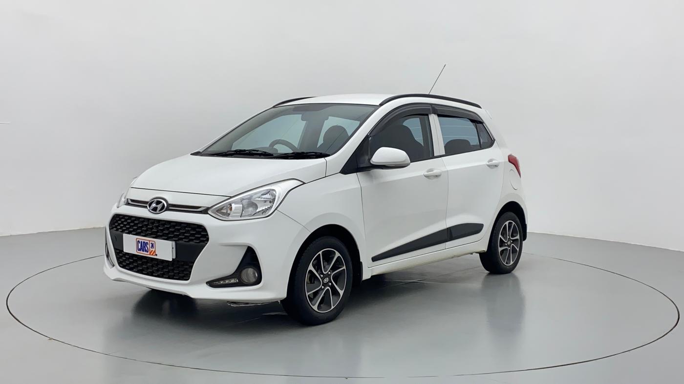 2017 Hyundai Grand i10 SPORTZ (O) 1.2 AT VTVT, Petrol, Automatic, 79,360 km, Left Front Diagonal