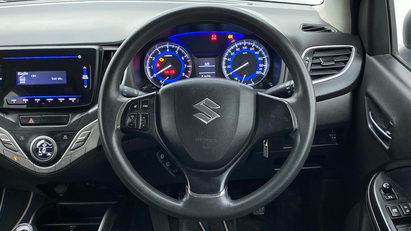 2021 Maruti Baleno DELTA 1.2 K12, Petrol, Manual, 21,632 km, Steering Wheel Close Up