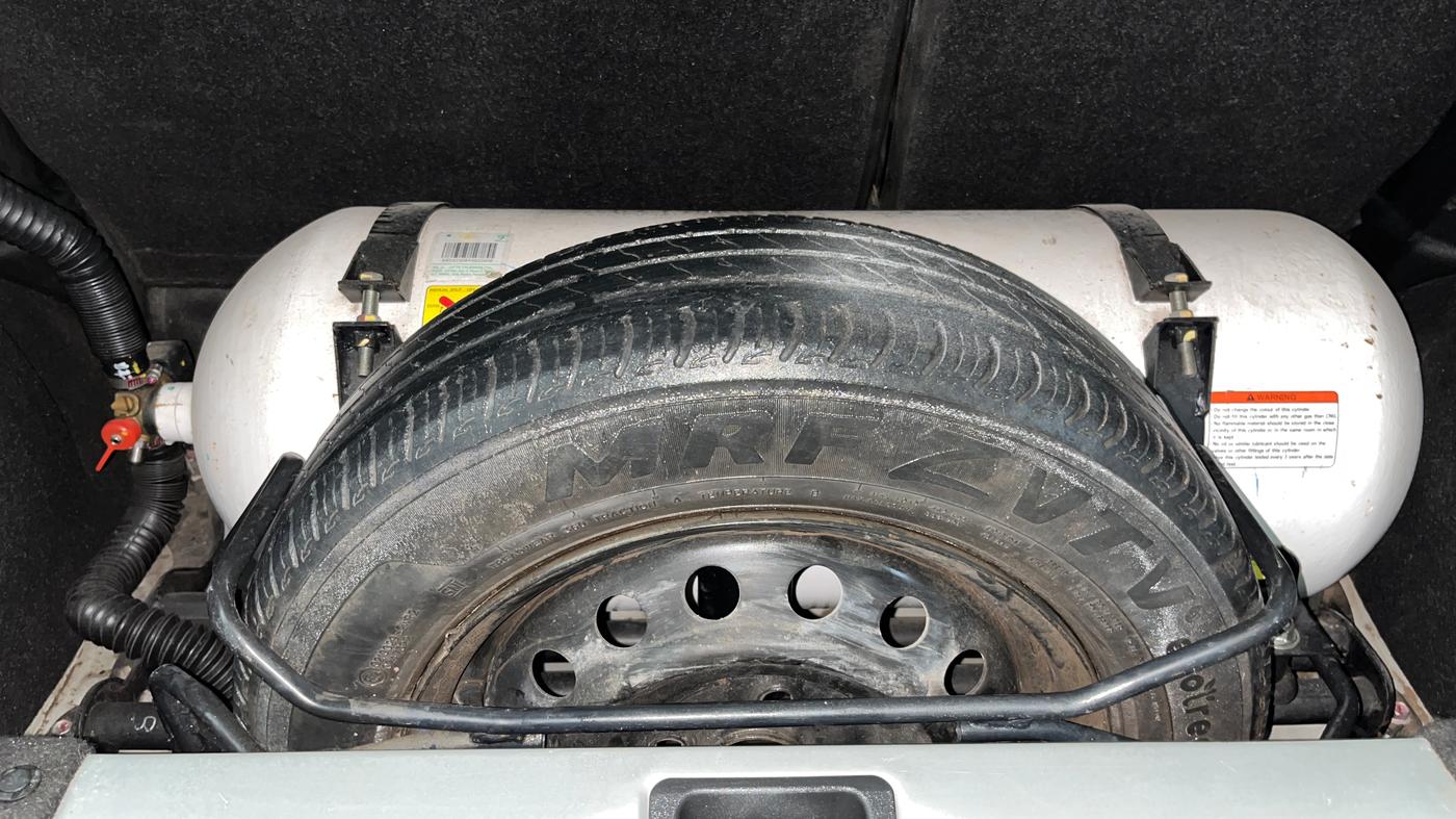 2023 Maruti New Wagon-R VXI CNG 1.0, CNG, Manual, 27,733 km, Spare Tyre