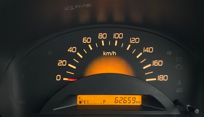 2013 Maruti Wagon R 1.0 LXI CNG, CNG, Manual, 62,649 km, Odometer Image