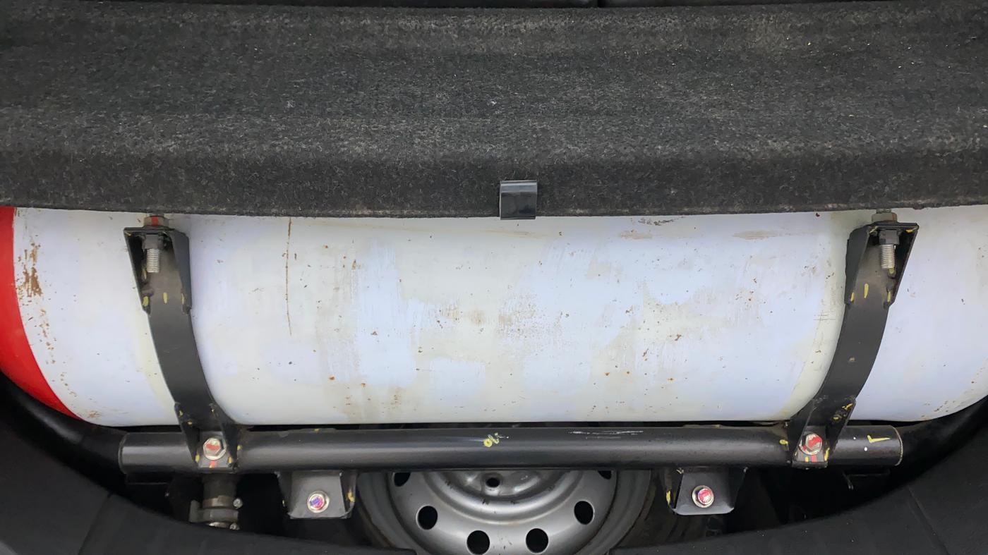 2013 Maruti Wagon R 1.0 LXI CNG, CNG, Manual, 62,649 km, Boot Inside