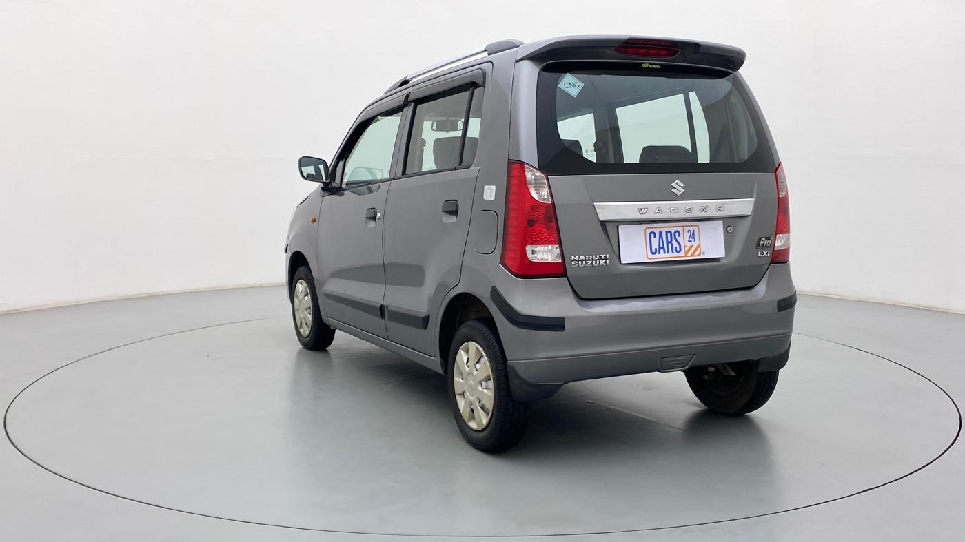 2013 Maruti Wagon R 1.0 LXI CNG, CNG, Manual, 62,649 km, Left Back Diagonal