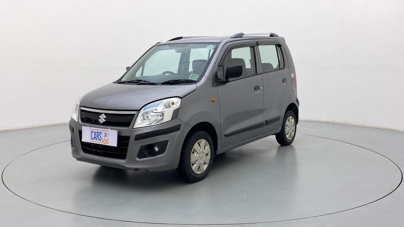 2013 Maruti Wagon R 1.0 LXI CNG, CNG, Manual, 62,649 km, Left Front Diagonal