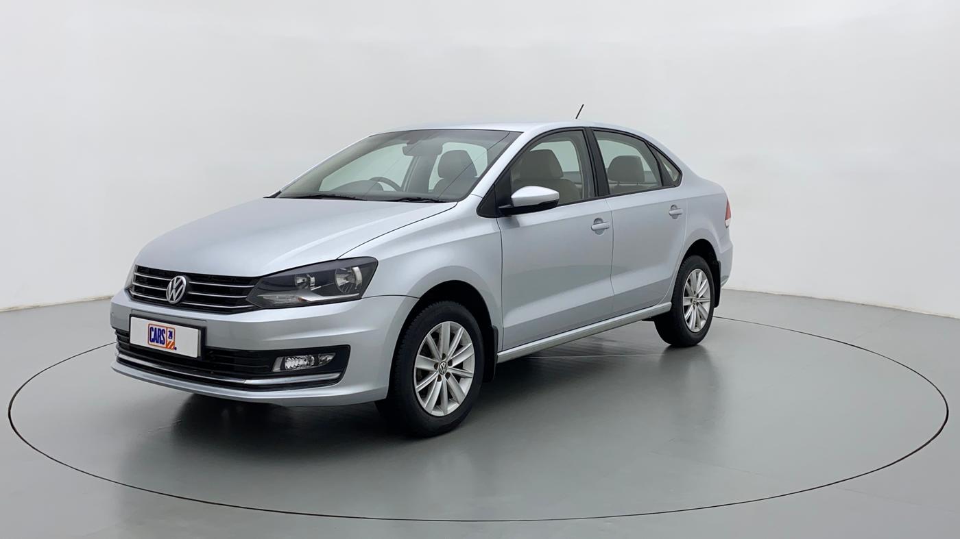 2017 Volkswagen Vento HIGHLINE TDI AT, Diesel, Automatic, 57,986 km, Left Front Diagonal