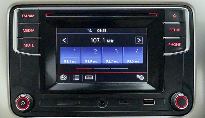 2017 Volkswagen Vento HIGHLINE TDI AT, Diesel, Automatic, 57,986 km, Infotainment System