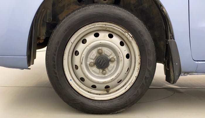 2010 Maruti Wagon R 1.0 LXI, Petrol, Manual, 86,490 km, Left Front Wheel