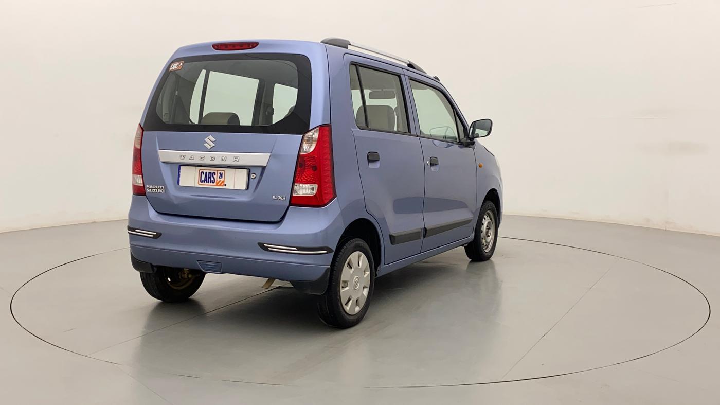 2010 Maruti Wagon R 1.0 LXI, Petrol, Manual, 86,490 km, Right Back Diagonal