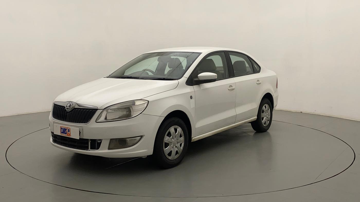 2013 Skoda Rapid AMBITION 1.6 TDI CR MT PLUS, Diesel, Manual, 81,585 km, Left Front Diagonal