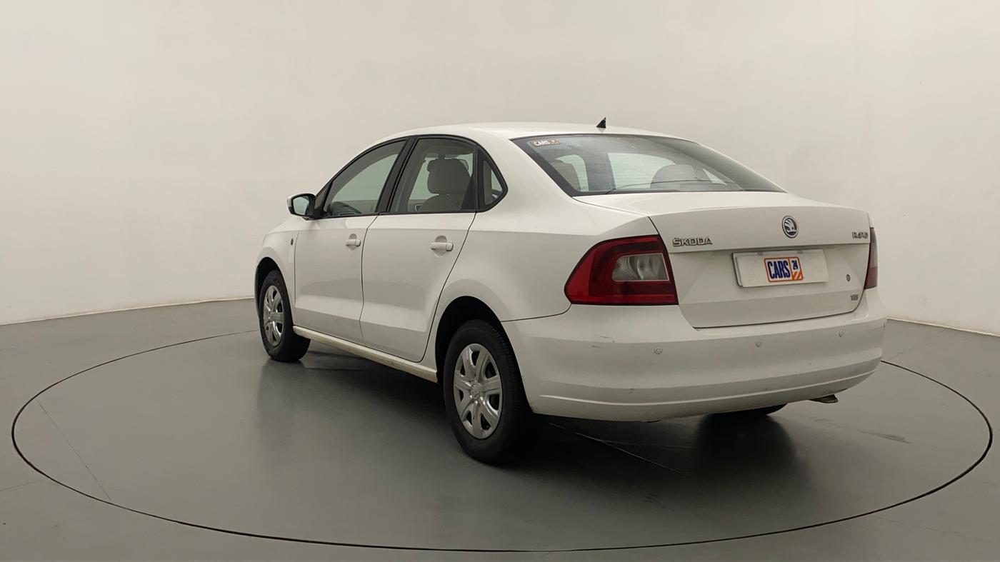 2013 Skoda Rapid AMBITION 1.6 TDI CR MT PLUS, Diesel, Manual, 81,585 km, Left Back Diagonal