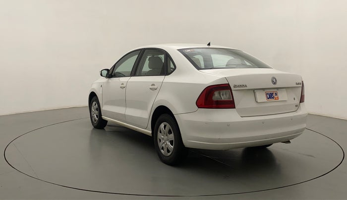 2013 Skoda Rapid AMBITION 1.6 TDI CR MT PLUS, Diesel, Manual, 81,585 km, Left Back Diagonal