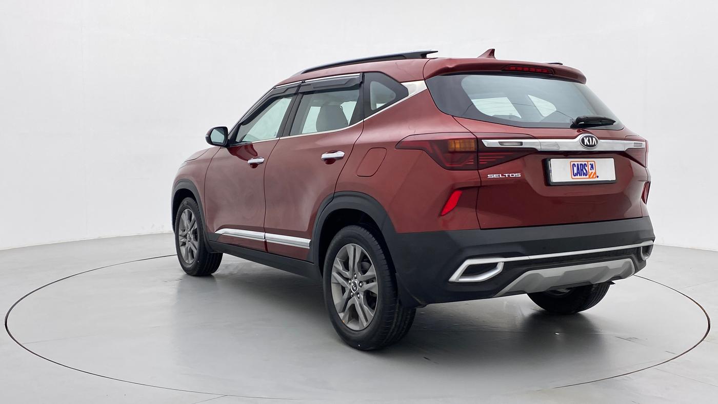 2020 KIA SELTOS HTX 1.5 PETROL MT, Petrol, Manual, 10,848 km, Left Back Diagonal
