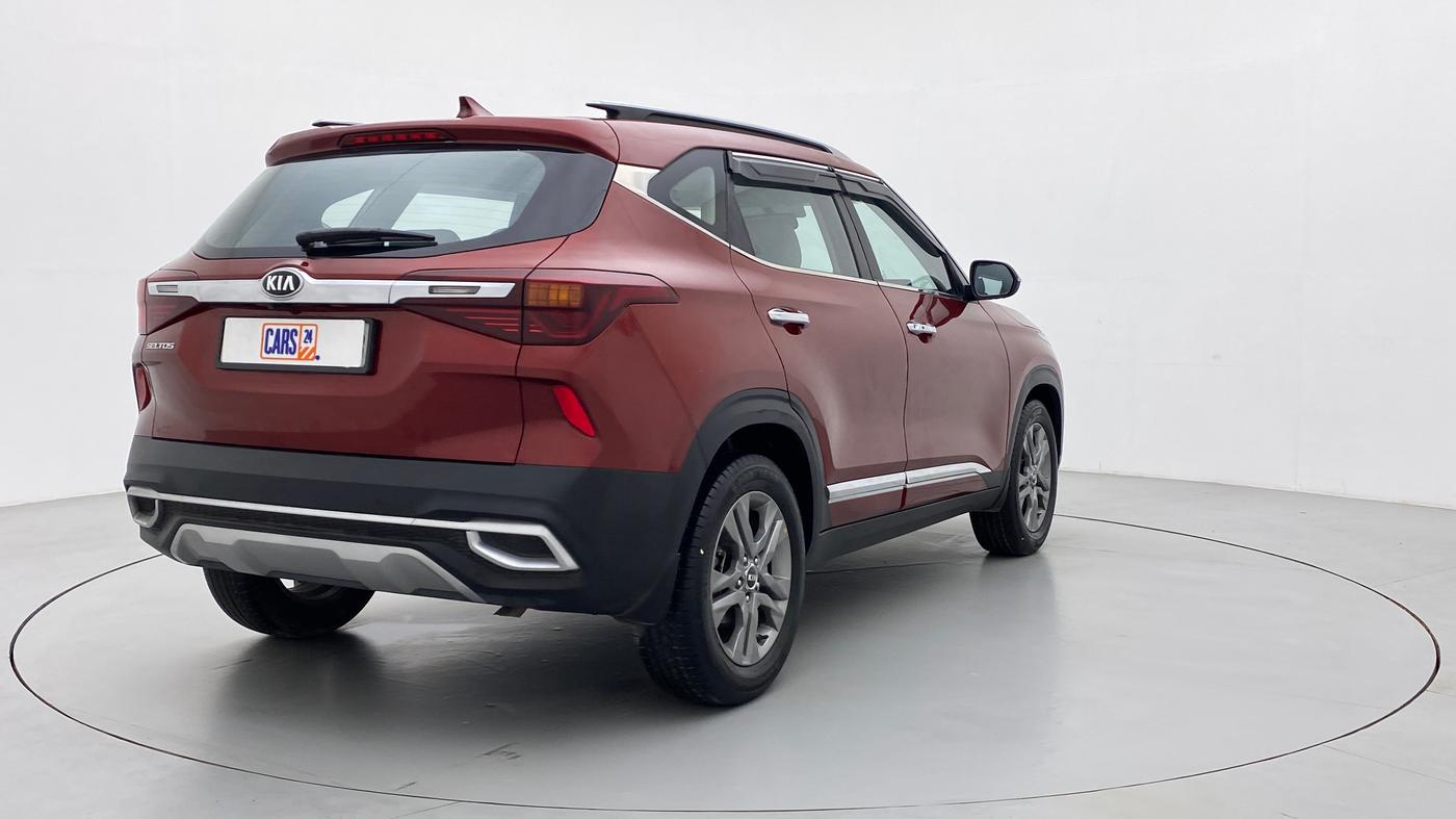 2020 KIA SELTOS HTX 1.5 PETROL MT, Petrol, Manual, 10,848 km, Right Back Diagonal