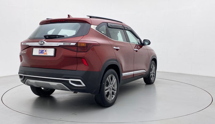 2020 KIA SELTOS HTX 1.5 PETROL MT, Petrol, Manual, 10,848 km, Right Back Diagonal