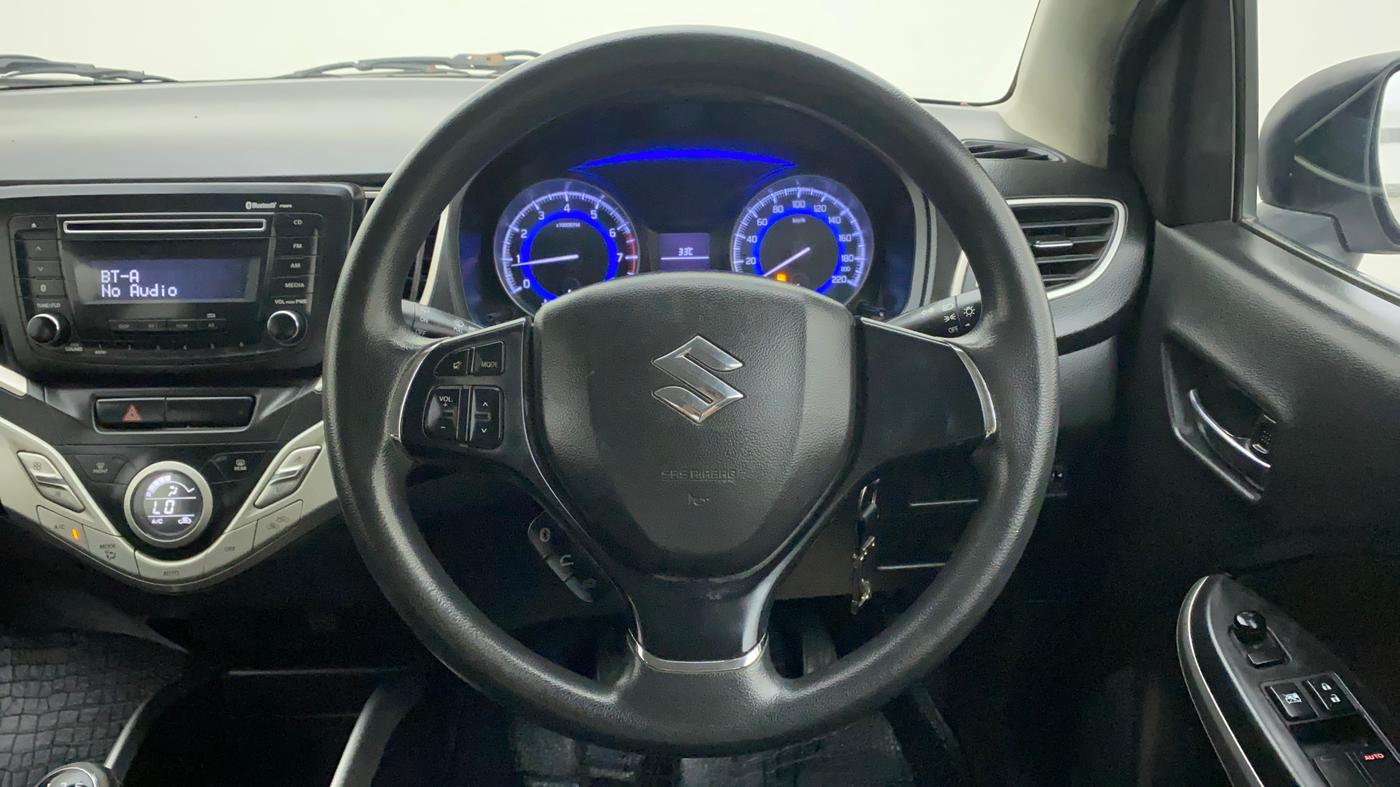 2017 Maruti Baleno DELTA PETROL 1.2, Petrol, Manual, 32,348 km, Steering Wheel Close Up