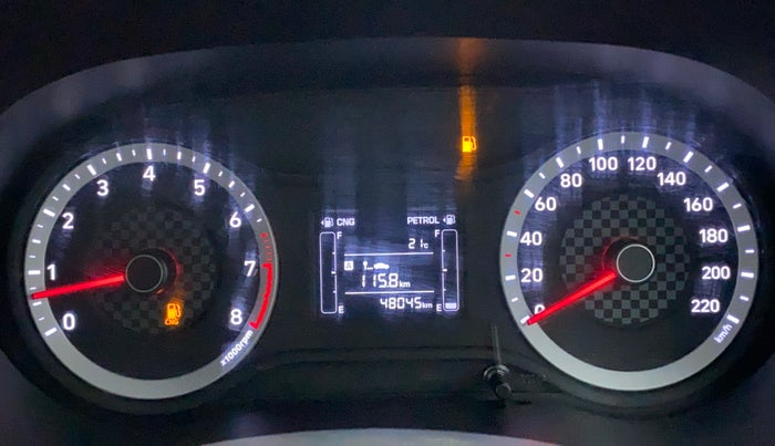 2021 Hyundai GRAND I10 NIOS SPORTZ 1.2 KAPPA VTVT CNG, CNG, Manual, 48,042 km, Odometer Image
