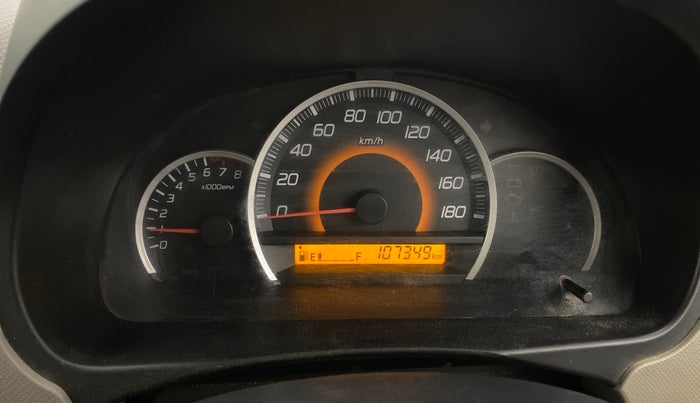 2013 Maruti Wagon R 1.0 VXI, Petrol, Manual, 1,07,300 km, Odometer Image