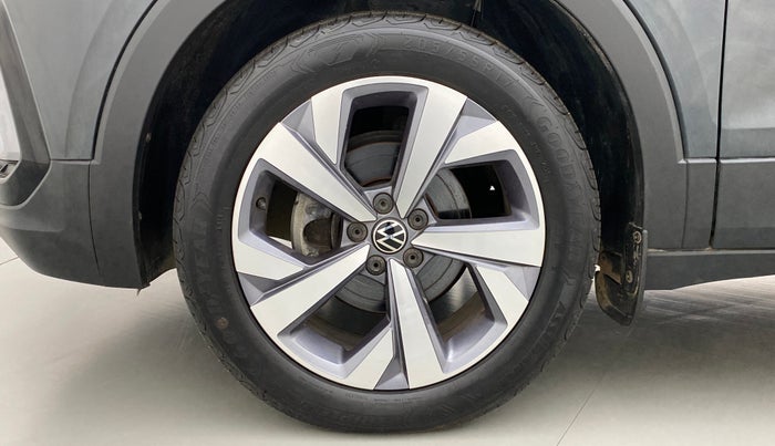 2021 Volkswagen TAIGUN TOPLINE 1.0 TSI MT, Petrol, Manual, 5,745 km, Left Front Wheel