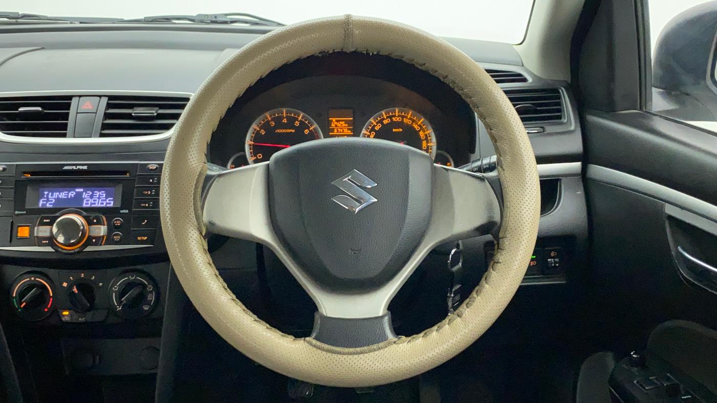 2014 Maruti Swift VXI, Petrol, Manual, 67,573 km, Steering Wheel Close Up