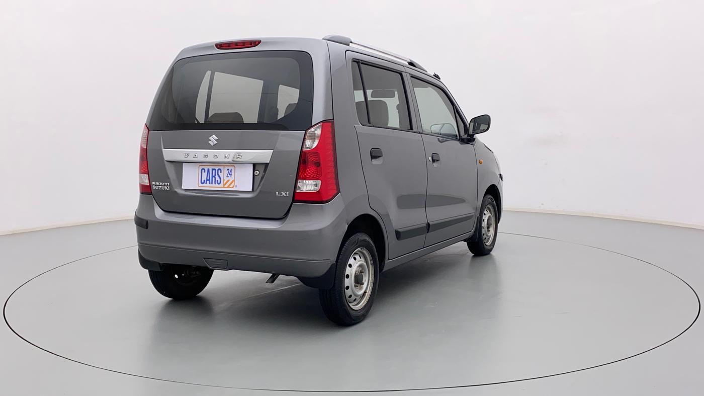 2012 Maruti Wagon R 1.0 LXI, Petrol, Manual, 73,531 km, Right Back Diagonal