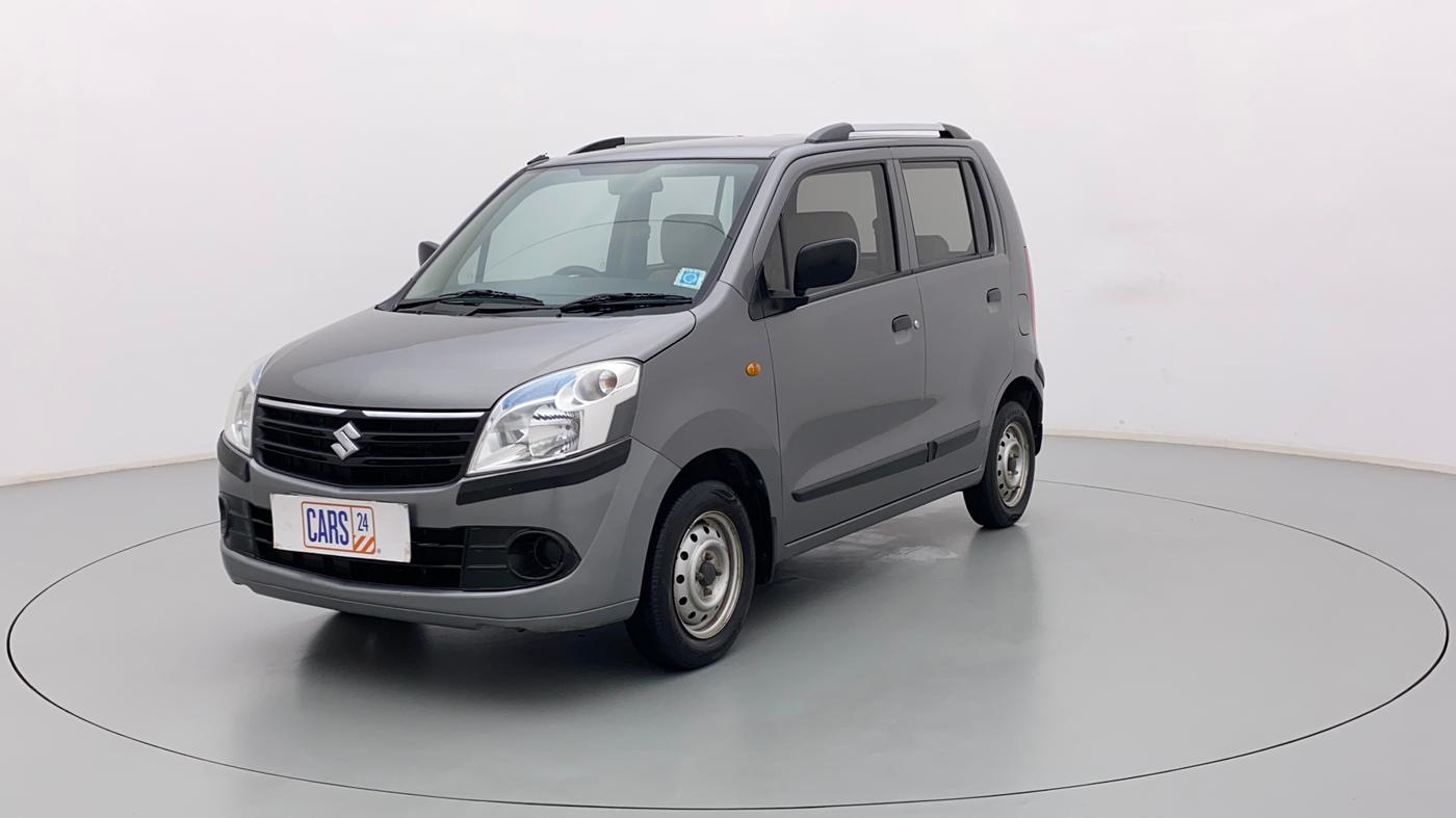 2012 Maruti Wagon R 1.0 LXI, Petrol, Manual, 73,531 km, Left Front Diagonal