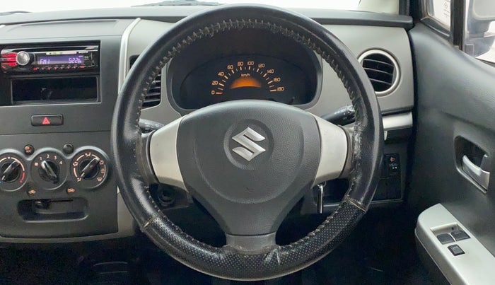 2012 Maruti Wagon R 1.0 LXI, Petrol, Manual, 73,531 km, Steering Wheel Close Up