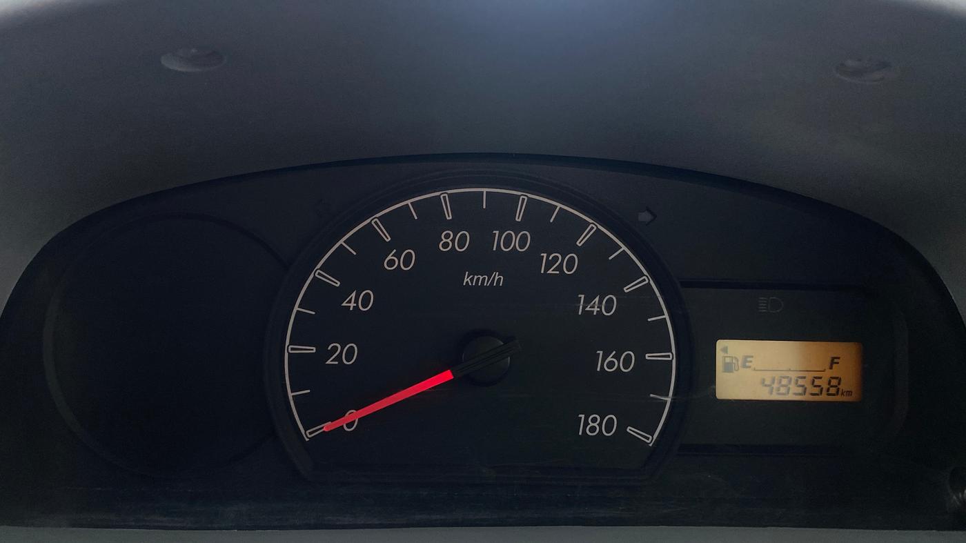 2012 Maruti Alto LXI, Petrol, Manual, 48,813 km, Odometer Image
